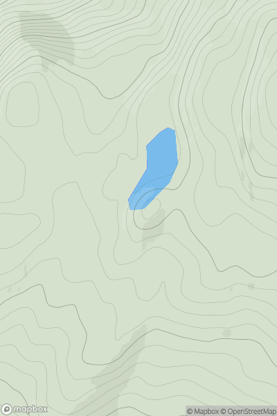 Thumbnail image for Sgurr an Albannaich (Sgurr an Albanaich) showing contour plot for surrounding peak