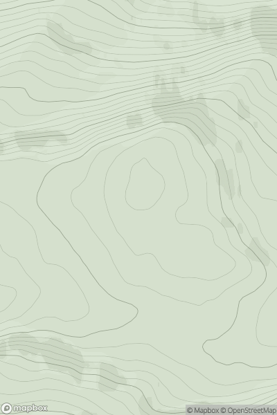 Thumbnail image for Comhnard Coire nan Geuroirean showing contour plot for surrounding peak