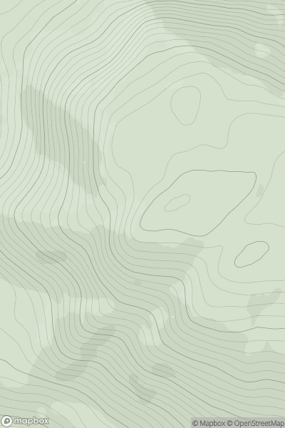 Thumbnail image for Aird Ghlas showing contour plot for surrounding peak
