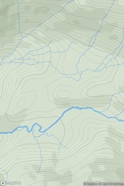 Thumbnail image for Cnuic nan Eildean showing contour plot for surrounding peak