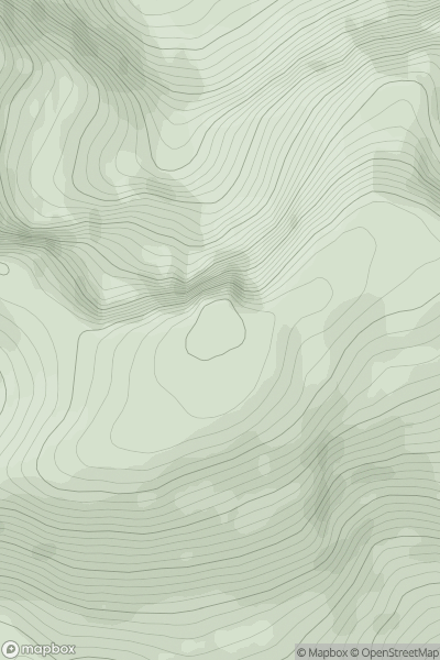 Thumbnail image for Carn Ghluasaid showing contour plot for surrounding peak