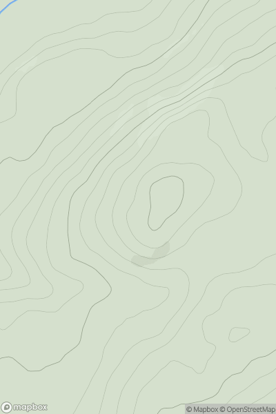 Thumbnail image for Cnoc Dhoire Mhartuin showing contour plot for surrounding peak
