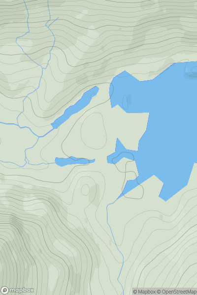 Thumbnail image for Cnoc Sheumais showing contour plot for surrounding peak