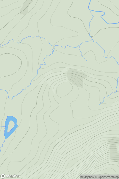 Thumbnail image for Torr Beag showing contour plot for surrounding peak