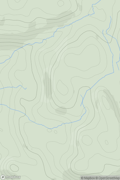Thumbnail image for Carn an t-Seididh showing contour plot for surrounding peak