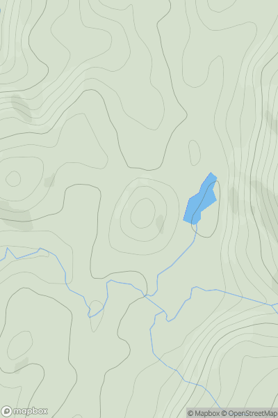 Thumbnail image for Cnoc Loch Drabhaig showing contour plot for surrounding peak