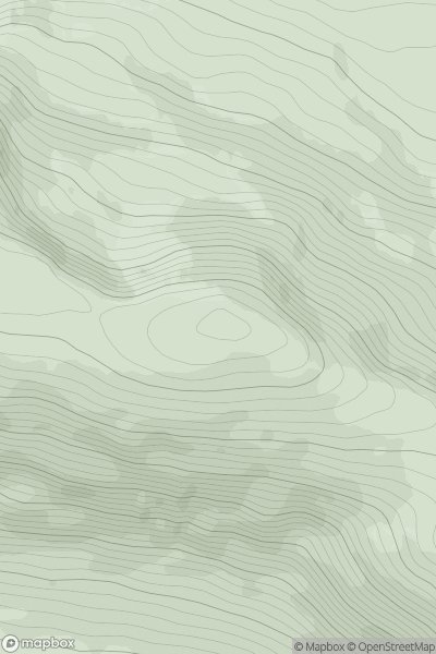 Thumbnail image for Aonach Shasuinn showing contour plot for surrounding peak