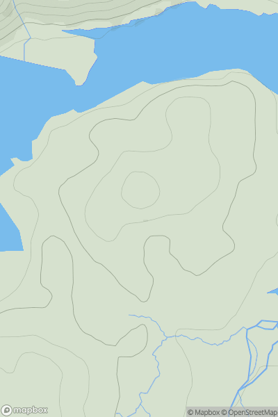 Thumbnail image for Torr na Carraidh showing contour plot for surrounding peak