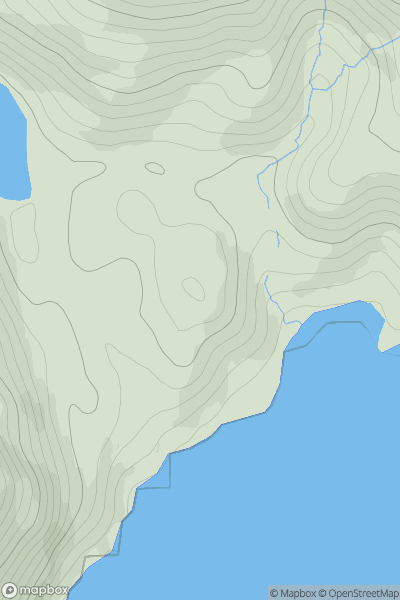 Thumbnail image for Cnoc Polnish showing contour plot for surrounding peak