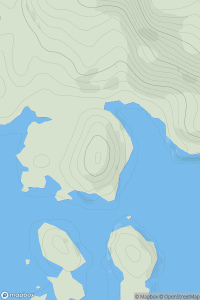 Thumbnail image for Torr na Ba showing contour plot for surrounding peak