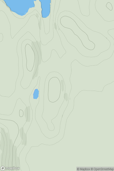 Thumbnail image for Torr Lochan a' Chleirich showing contour plot for surrounding peak