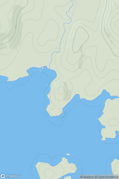 Thumbnail image for Torr na Cuinneige showing contour plot for surrounding peak