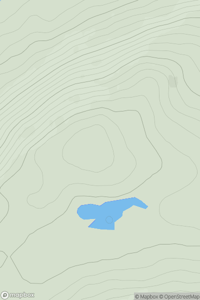Thumbnail image for Carn na Leitir Beithe showing contour plot for surrounding peak