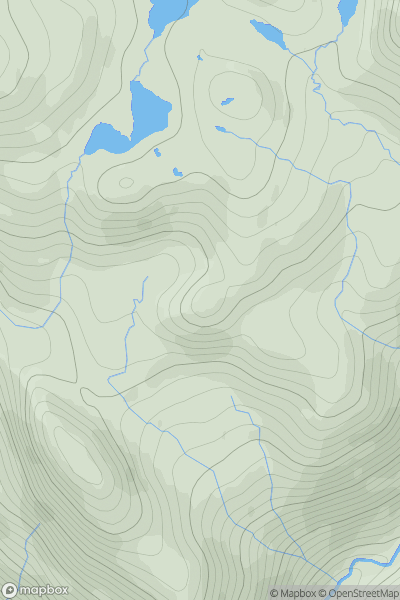 Thumbnail image for Boc Beag showing contour plot for surrounding peak