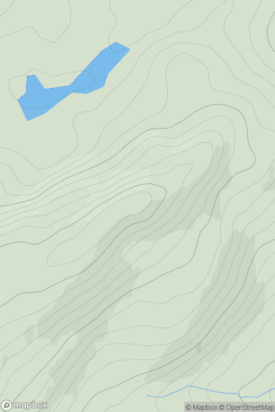 Thumbnail image for Carn Mhic an Toisich showing contour plot for surrounding peak