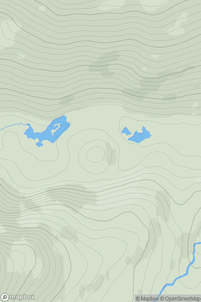 Thumbnail image for Sgairt Lair showing contour plot for surrounding peak