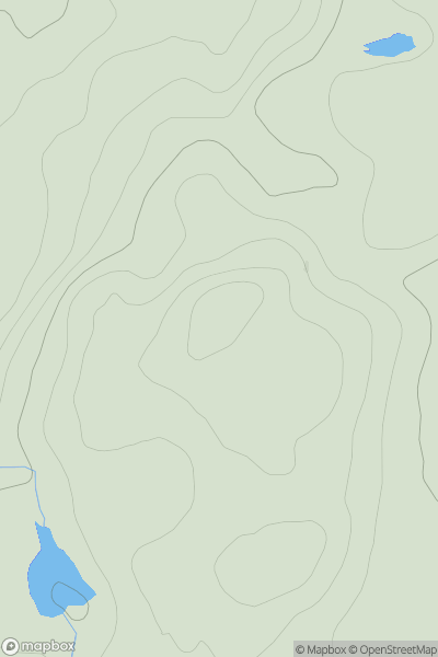 Thumbnail image for Carn na Doire Leithe showing contour plot for surrounding peak
