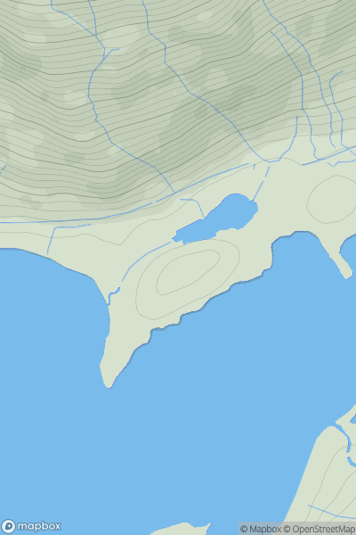 Thumbnail image for Diarmid's Grave showing contour plot for surrounding peak