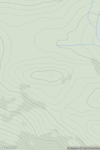 Thumbnail image for An Sithean showing contour plot for surrounding peak