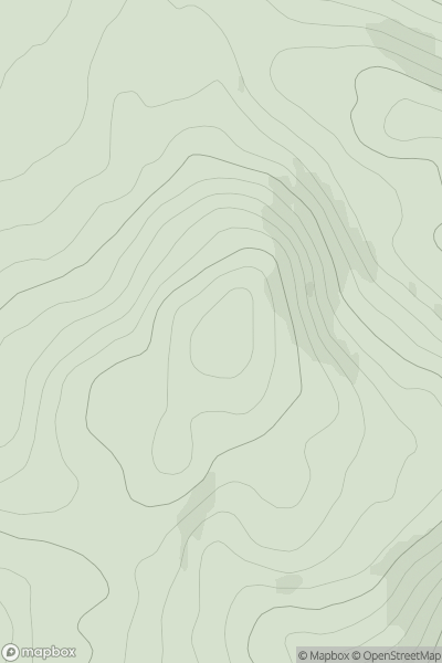 Thumbnail image for Doire Mhor showing contour plot for surrounding peak