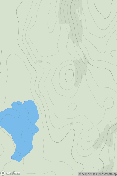 Thumbnail image for Carn an Sgumbain showing contour plot for surrounding peak
