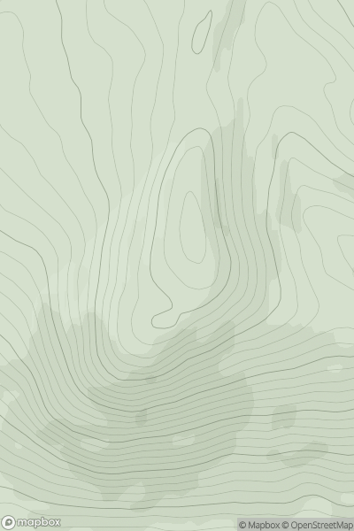 Thumbnail image for Creag Nay showing contour plot for surrounding peak