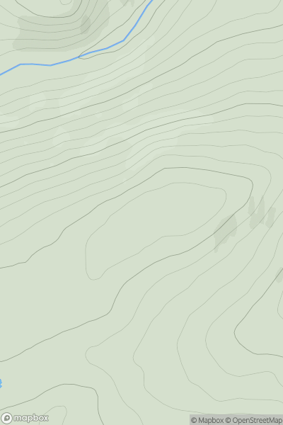 Thumbnail image for Carn Doire Mhurchaidh showing contour plot for surrounding peak