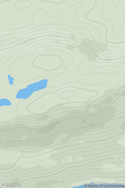 Thumbnail image for Torr a' Bhealaich showing contour plot for surrounding peak