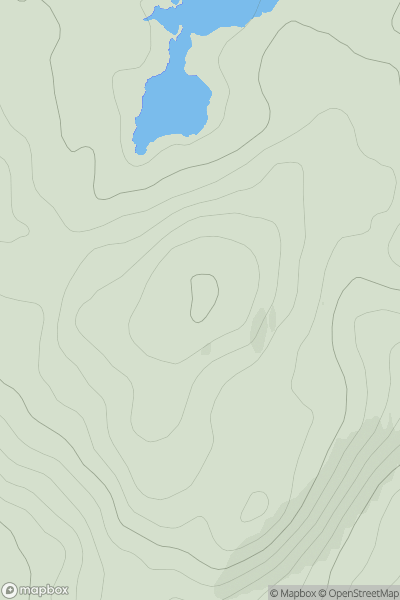 Thumbnail image for Torr Breac showing contour plot for surrounding peak