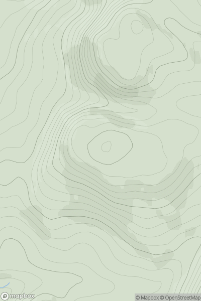 Thumbnail image for Carn an Readh-bhric showing contour plot for surrounding peak