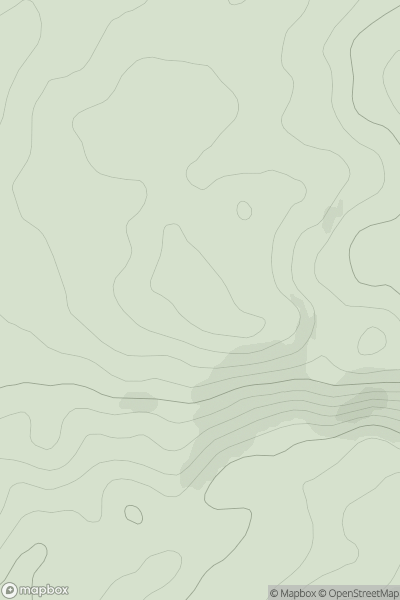 Thumbnail image for Creag Ard Mhor showing contour plot for surrounding peak