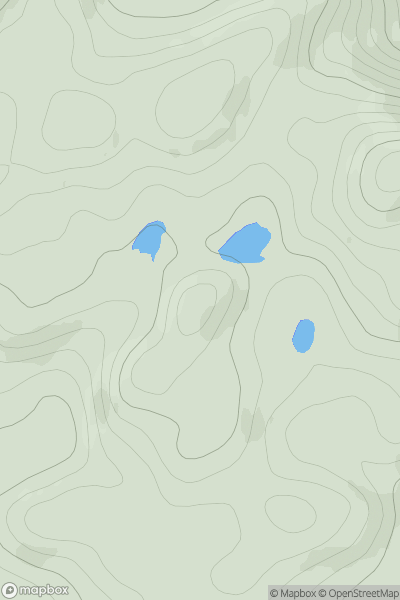 Thumbnail image for Carn Loch a' Bhodaich showing contour plot for surrounding peak