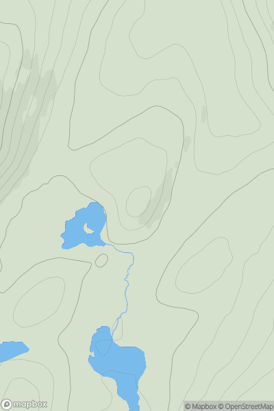 Thumbnail image for Carn Lochan Dubh showing contour plot for surrounding peak