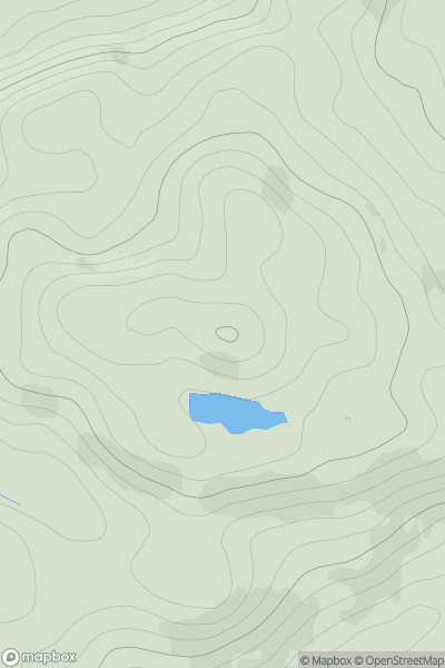 Thumbnail image for Carn Thollaidh showing contour plot for surrounding peak