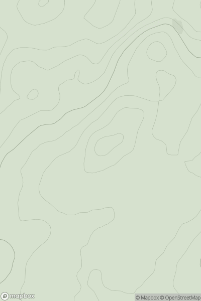 Thumbnail image for Cnoc an Uird showing contour plot for surrounding peak