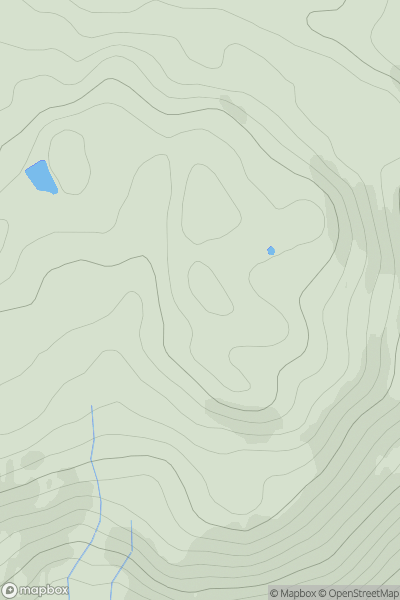 Thumbnail image for Glaick Hill showing contour plot for surrounding peak