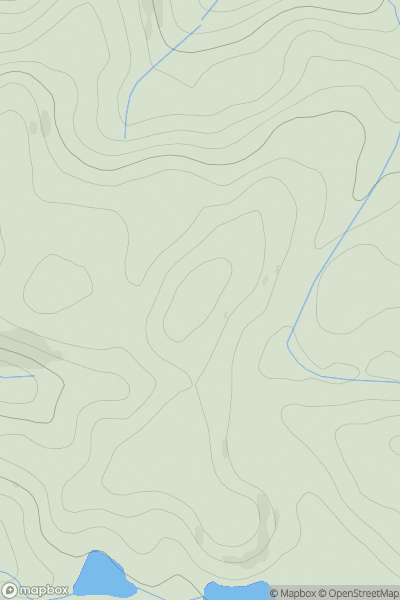Thumbnail image for Carn Palascaig showing contour plot for surrounding peak