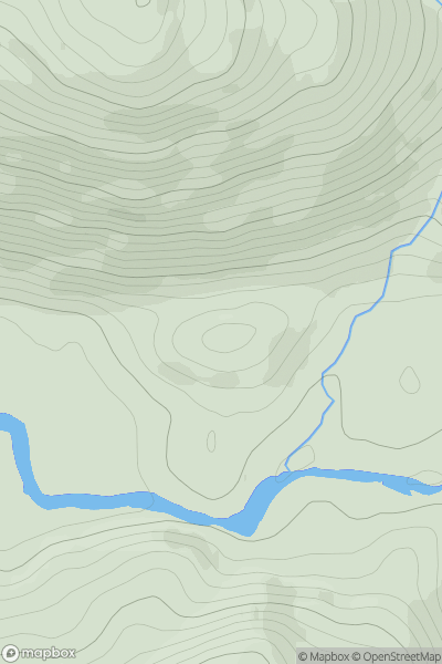 Thumbnail image for Torr a' Charsair showing contour plot for surrounding peak