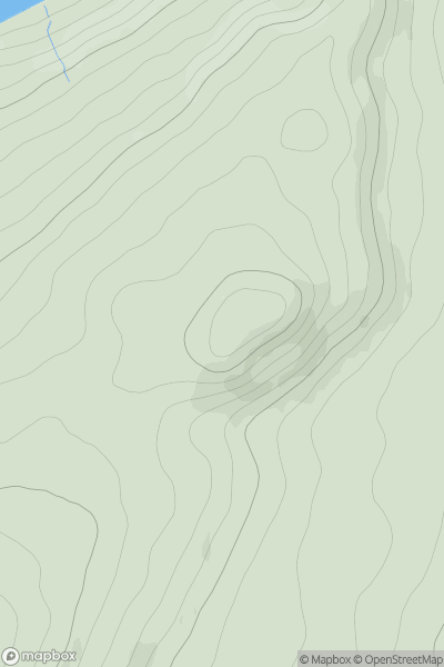 Thumbnail image for Craig Phadrig showing contour plot for surrounding peak