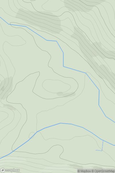 Thumbnail image for Scatwell Hill showing contour plot for surrounding peak