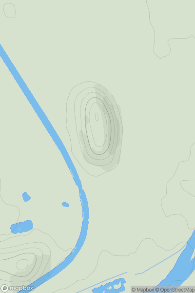Thumbnail image for Tomnahurich showing contour plot for surrounding peak