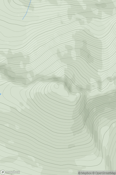 Thumbnail image for Lurg Mhor showing contour plot for surrounding peak