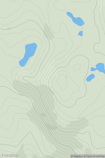Thumbnail image for Cnoc Loch Roag showing contour plot for surrounding peak