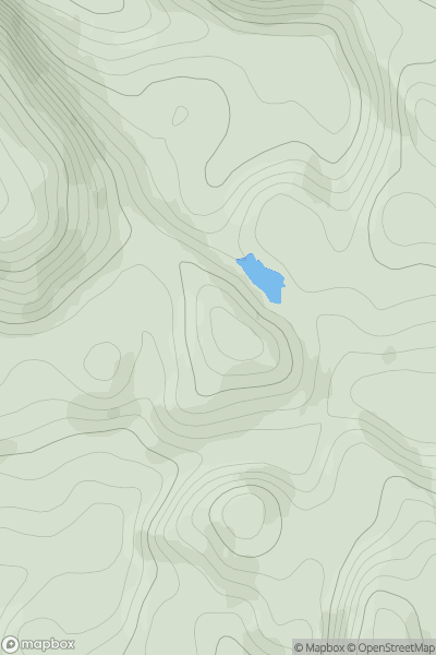 Thumbnail image for Meall Lochan a' Charbaid showing contour plot for surrounding peak