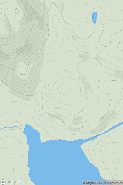 Thumbnail image for Meall an Tuill-aoil showing contour plot for surrounding peak