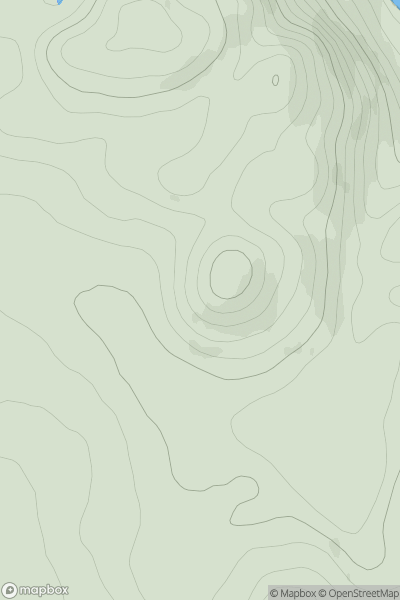 Thumbnail image for Boor Hill showing contour plot for surrounding peak