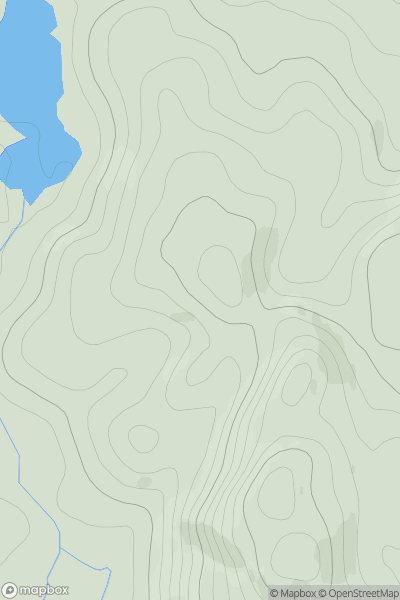 Thumbnail image for Cnoc Cammassie showing contour plot for surrounding peak
