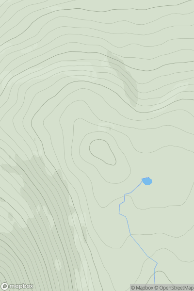 Thumbnail image for An Sithean (An Sidhean) showing contour plot for surrounding peak