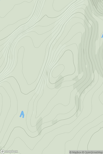 Thumbnail image for Carn na Canaich showing contour plot for surrounding peak