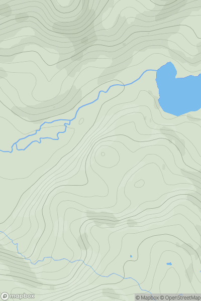 Thumbnail image for Lub Mhor showing contour plot for surrounding peak